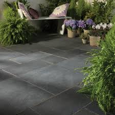 Floor gres ceramic tile non slip porcelain floor tiles full polished tile. Blue Black Paving Slab L 600mm W 600mm Pack Of 40 In 2020 Outdoor Flooring Options Patio Tiles Outdoor Flooring