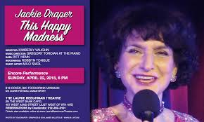 Cabaret Month: Jackie Draper and MORE!