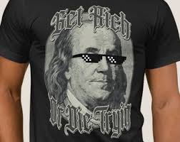 Koszulka męska Lincoln Thug Shirt Gangsta Gift 5XL 4XL 3XL XXL XL L M S