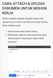 Perlu untuk kita ketahui bahwa sebenarnya layanan email gmail yang disediakan. Twt Jobvacancymy On Twitter Cara Attach Dan Upload Dokumen Untuk Mohon Kerja Sumber Edubestari Kerjakosong