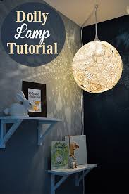 The lampshade of the lamp presents a floral pattern and has little glass crystals hanging from the bottom. 34 Best Diy Lamp And Lamp Shade Ideas And Designs For 2020
