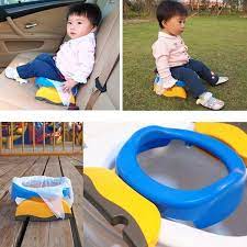 Baby Travel Potty Seat 2 In1 Portable Toilet Seat Kids Comfortable Assistant Multifunctional Environmentally Stool Wish In 2021 Travel Potty Travel Potty Seat Travel Potty Chair
