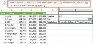 Using Index Match With The Iferror Function In Excel Excel Excel Formula Words