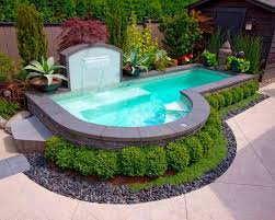 Splash Pool Small Pool Design Pools For Small Yards Pool Landscaping