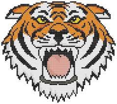 Cross stitch patterns tiger free. X Stitch Magic War Face