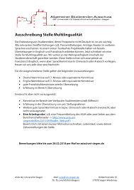 2006 05 26 vaendg stellungnahmen pdf / stellungnahmen der sachverständigen in der 1. Ausschreibung Stelle Multilingualitat Asta