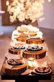 Rustic Table Decor Wedding Reception Food Dessert Buffet Wedding Desserts