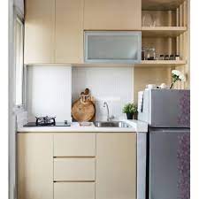 Done!!.late post.terpasang.kitchen set malang dan kabinet washtafel rumah bapak aryo di malang.untuk kitchen set ini berbentuk l dengan pemilihan model kitchen set minimalis malang serta warna hpl kombinasi warna putih serat dan coklat gelap sebagai elemen kontras yang menjadikan kitchen set malang ini tampil soft nan elegan. Jasa Pemasangan Dan Pembuatan Kitchen Set Di Surabaya Tribunjualbeli Com