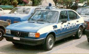 Image result for Azzurro Polizia 1985 Alfa-Romeo