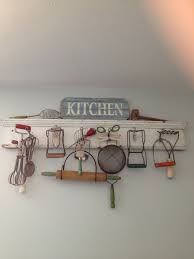 Old Vintage Wooden And Wire Kitchen Utensils On Display As Art Farmhouse Kitchen Decor Vintage Kitchen Decor Antique Kitchen