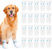Amazon.com : 40 Pcs Disposable Waterproof Dog Boots,Pet ...