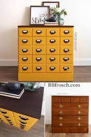 Mustard Dresser Chalk Paint Organization Furniture Makeover Diy Paint Organization Furniture Makeover Projects