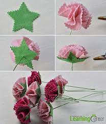 Make The Second Part Of The Felt Carnation Flower Bouquet Carnation Flower Carnations Carnation Bouquet