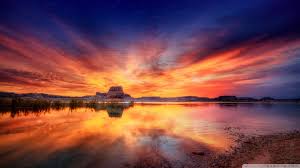 Portail des communes de france : Sunset Reflection Beautiful Sunset 1920 X 1080 2048x1152 Wallpaper Teahub Io