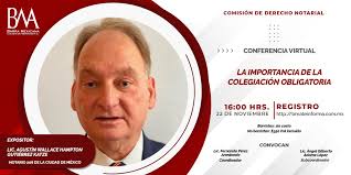 Barra Mexicana, Colegio de Abogados A.C. على X: "#ConferenciaVirtual La  importancia de la colegiación obligatoria 🗓Lunes 22 de noviembre