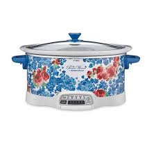 The Pioneer Woman Frontier Rose 7 Quart Programmable Slow Cooker Walmart Com In 2020 Pioneer Woman Slow Cooker Cooker