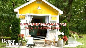 I know what i went through, racking my brain the whole time, so i'm going to share that list with you today. Make A Shed Blend With Your Landscaping Youtube