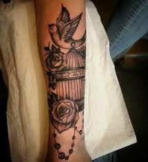 Bird tattoos are one of the most popular tattoos designs available. My Tattoo Bird Rose Tattoo Ink Cage Arm Love Birdcage Tattoo Feather Tattoos Cage Tattoos