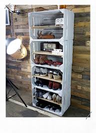 10 Idees Deco Avec Des Caisses En Bois Misszastyle Blog Deco Diy Shoe Storage Diy Pallet Furniture Crate Furniture