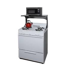 Premier 30 In Microwave Top Shelf In Black Ts130b The Home Depot