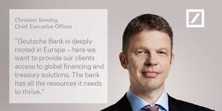 They will be replaced by john cryan, a former ubs ag finance chief. Deutsche Bank Na Twitteri Ceo Christian Sewing Deutsche Bank Is Deeply Rooted In Europe Here We Want To Provide Our Clients Access To Global Financing And Treasury Solutions Dbresults Https T Co Nz1jzyci8i Https T Co Zaf2gv4l4t