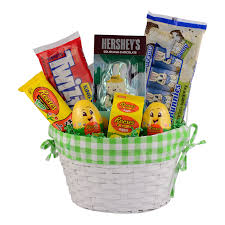 Start with the basket, obviously. Hershey S Easter Baskets Green Candy Filled Easter Basket