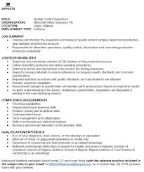 Quality control resume, templates and cover letters plus an indeed job search engine to help you in your job search, 3 different quality control quality control resume. Dangotegroup On Twitter We Are Hiring Role Quality Control Supervisor Interested Qualified Candidate Should Email Cv Cover Letter To Nasconcareers Dangote Com By May 28 2019 Please Share With Your Network Https T Co Bhqjajs2rn