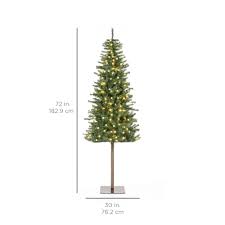 Maybe you would like to learn more about one of these? Best Choice Products 6ft Pre Lit Pencil Alpine Christmas Tree Holiday Decoration W 250 Led Lights 700 Tips Stand Walmart Com Walmart Com