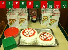Bake 22 to 24 minutes or until a toothpick inserted in the center comes out clean. Pizza Party Birthday Good Food And Family Fun