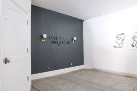 A Dark Beadboard Accent Wall In The Office In 2020 With Images Beadboard Accent Wall