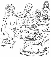 The Great Banquet Coloring Pages Jesus Coloring Pages Bible Coloring Pages Coloring Pages