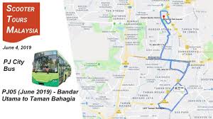 The cheapest ticket is offered by billion stars express and costs myr 30.00. Pj City Bus Pj05 June 2019 Bandar Utama To Lrt Taman Bahagia 2 5k Youtube