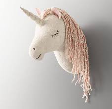 Alternate View 1 Girls Wall Decor Unicorn Head Unicorn Animal Head