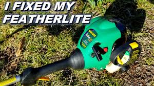 In that case, obtain the model number off the weedeater, go to poulan.com/customer service and download the manual for your machine. How I Got My Featherlite Weedeater Running Youtube