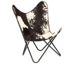 Add chic seating to your space with modern chairs. Vidaxl Genuine Goat Leather Butterfly Chair Armchair Seat Black Brown White Ebay