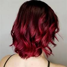 Black To Cherry Red Ombre Blackombrehair Ombrehairstyles Short Ombre Hair Black Hair Ombre Red Ombre Hair