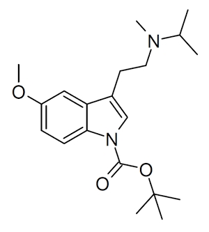 NB-5-MeO-MiPT Molecular Structure, AI generated