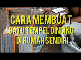 Umumnya para pengrajin batu alam membuat sebuah cetakan berbentuk kotak dengan ukuran 30 * 30 cm. 84 Cetakan Batu Tempel Dinding Dari Kayu Batu Alam Buatan Youtube