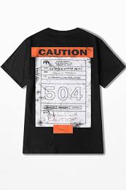 Cool Letter Caution Patched Back Youth Money Letter Printed Round Neck Casual Cotton T Shirt For Guys Beautifulhalo Com
