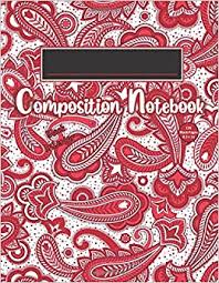 Maybe you would like to learn more about one of these? Black Pages Composition Notebook Paisley Pattern Red White Cover Black Paper College Ruled Notebook Lined Journal For Students Kids Teens And Adults For Writing Notes Hewitt Angelica 9798657439014 Amazon Com Books