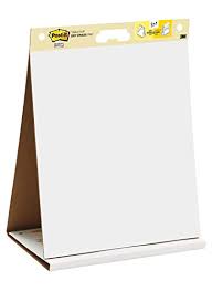 Post It Super Sticky Tabletop Easel Pad 20 X 23 Inches 20 Sheets Pad 1 Pad 563r Portable White Premium Self Stick Flip Chart Paper Built In