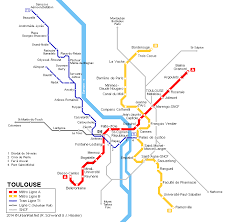 Urbanrail Net Europe France Toulouse Metro Tram Toulouse Toulouse France Metro Map
