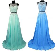 Black And Blue Ombre Prom Dress Gradient Ombre Prom Dresses Sheer Beads Crew Light Pink Blue Green Chiffon 2016 Two Pieces Evening Formal Go Ombre Prom Dresses Prom Dresses Bridesmaid Dresses
