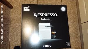 After a second or so you will hear and see water start to flow through the. Nespresso Krups Inissia White Coffee Machine Unboxing 4k Uhd 2160p Youtube