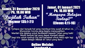 Berikut 15 ucapan tahun baru 2020 dalam bahasa inggris, yang dikutip tribunnews dari wishesmsg.com, cocok untuk update status di instagram dan whatsapp Kebaktian Ucapan Syukur Akhir Tahun Youtube