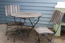Stone, steel, concrete, iron, metal. Mandala Stenciled Bistro Table For The Deck Organized Clutter