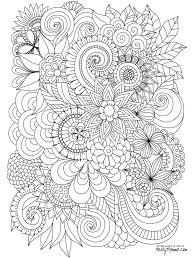 Enchanting coloring pages for adults with incredibly detailed drawings will like nature lovers. Unique Hard Coloring Pictures Of Flowers Paginas Para Colorear De Flores Paginas Para Colorear De Navidad Mandalas Para Colorear Animales