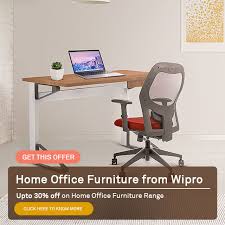 Study table & chair set. Lift Up Your Workspace With Wipro Furniture