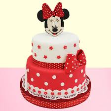 Minnie preparing for valentine's day. Buy Send Minnie Mouse Cartoon Cake Online Winni Winni In