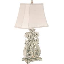 For a simple but sophisticated addition to your home, pick up the davis table lamp from threshold. Distressed Scroll Lamp Hobby Lobby 1602481